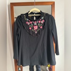 Kate Spade Embroidered Top.